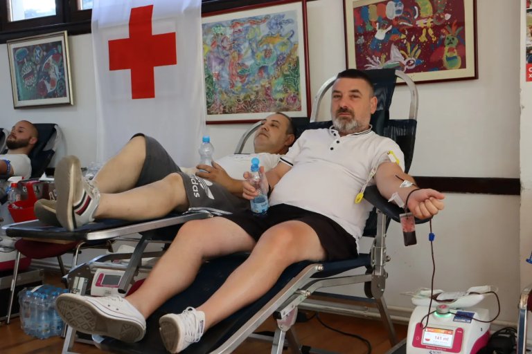 Dobar odziv na današnjoj akciji: 60 sugrađana dalo krv