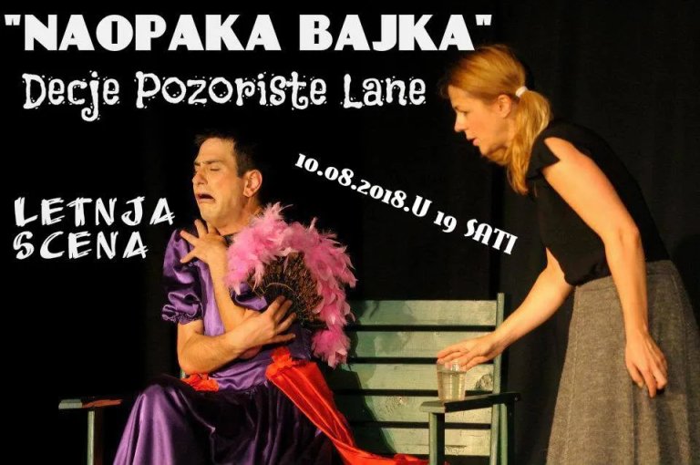„Naopaka bajka“ sutra na letnjoj sceni „Laneta“