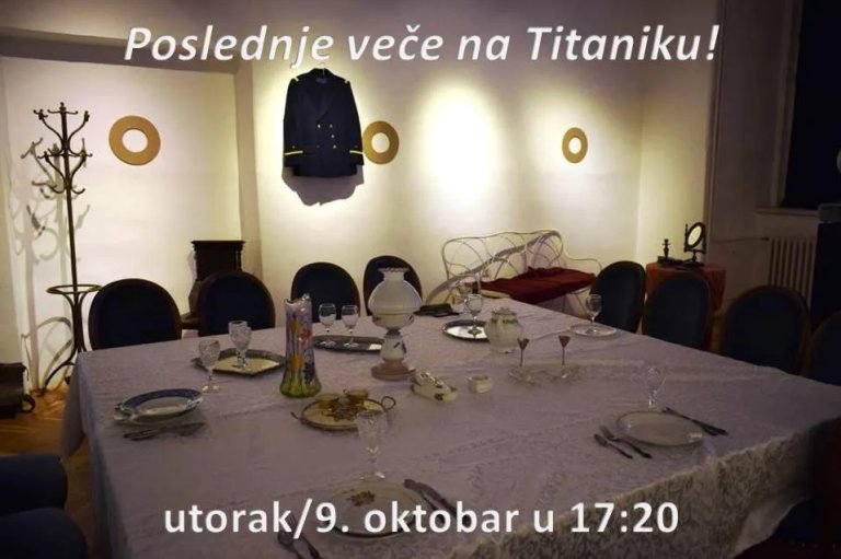 „Poslednje veče na Titaniku“ sutra u Muzeju