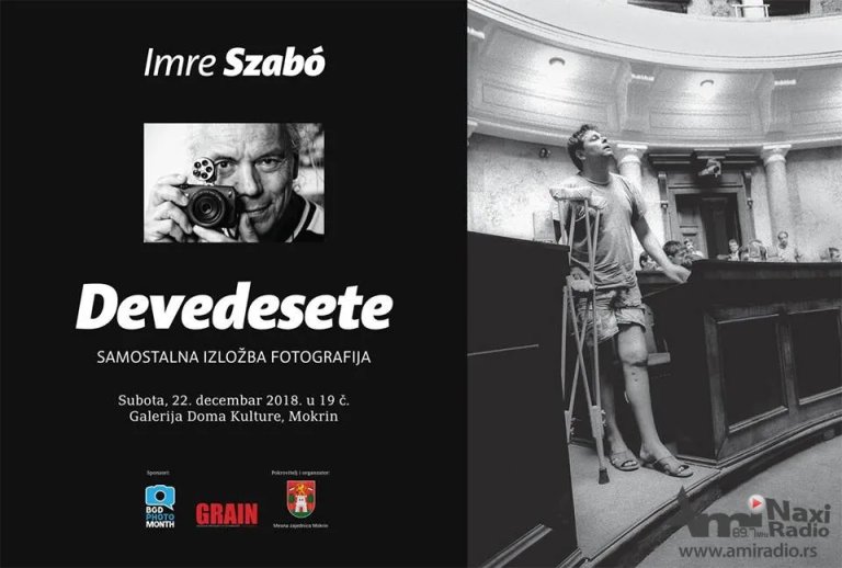 Izložba fotografija „Devedesete“ u subotu u Mokrinu