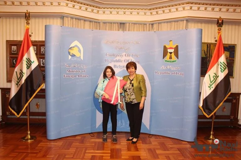 Supruga iračkog ambasadora ugostila mladu pesnikinju Tijanu Našpalić