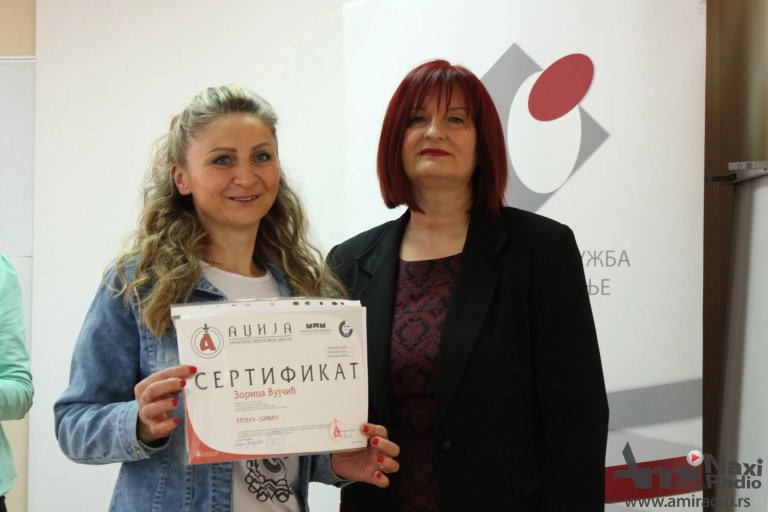 Dodeljeni sertifikati polaznicima obuke za tržište rada