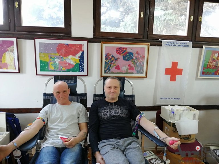 Pedeset dvoje Kikinđana na današnjoj akciji dalo krv