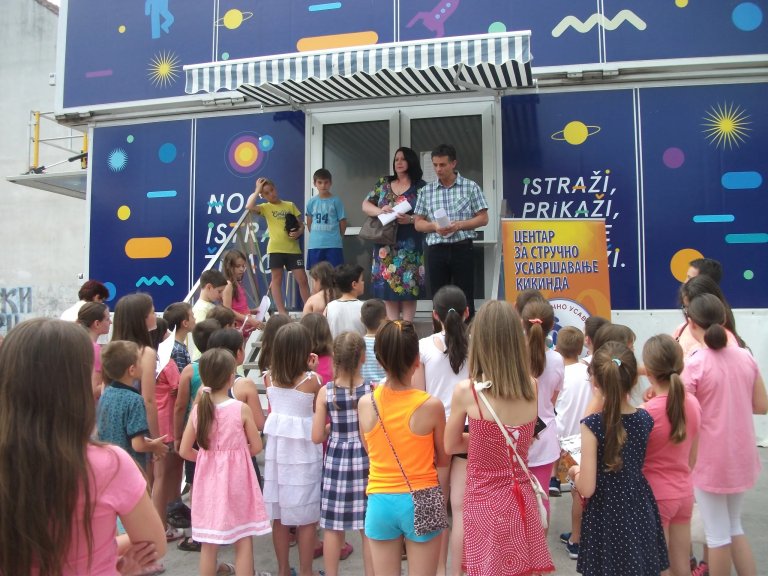 Otvoren letnji kamp u ,,Naučnom kamionu"
