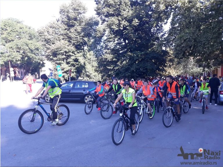 Biciklima do Ruskog Sela i nazad: U Kikindi obeležena Evropska nedelja mobilnosti