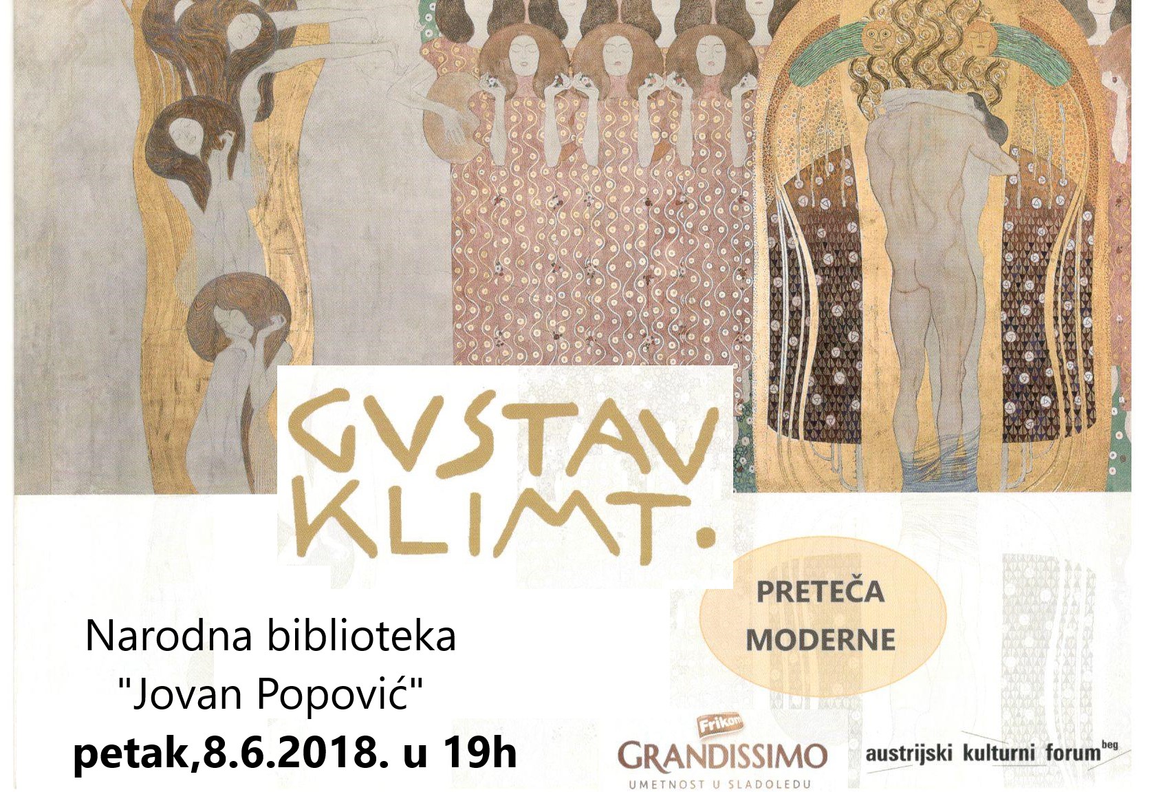 Izložba „Gustav Klimt, preteča moderne“ u petak u Biblioteci