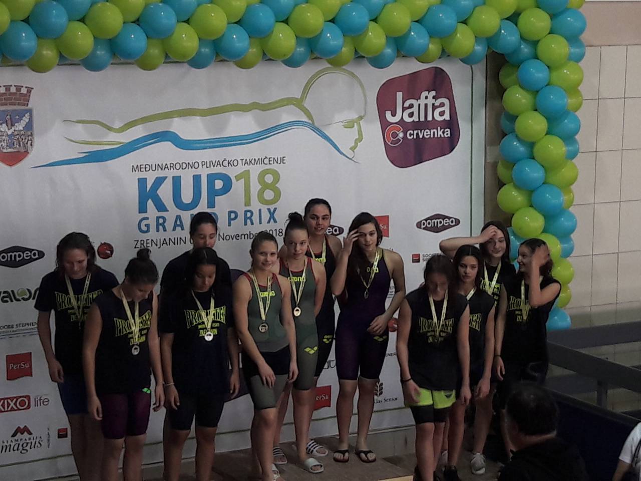 Kikindske plivačice osvojile dve medalje na međunarodnom mitingu u Zrenjaninu