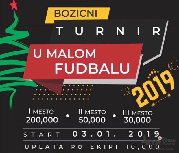 Početkom godine Božićni turnir u malom fudbalu – prijave u toku