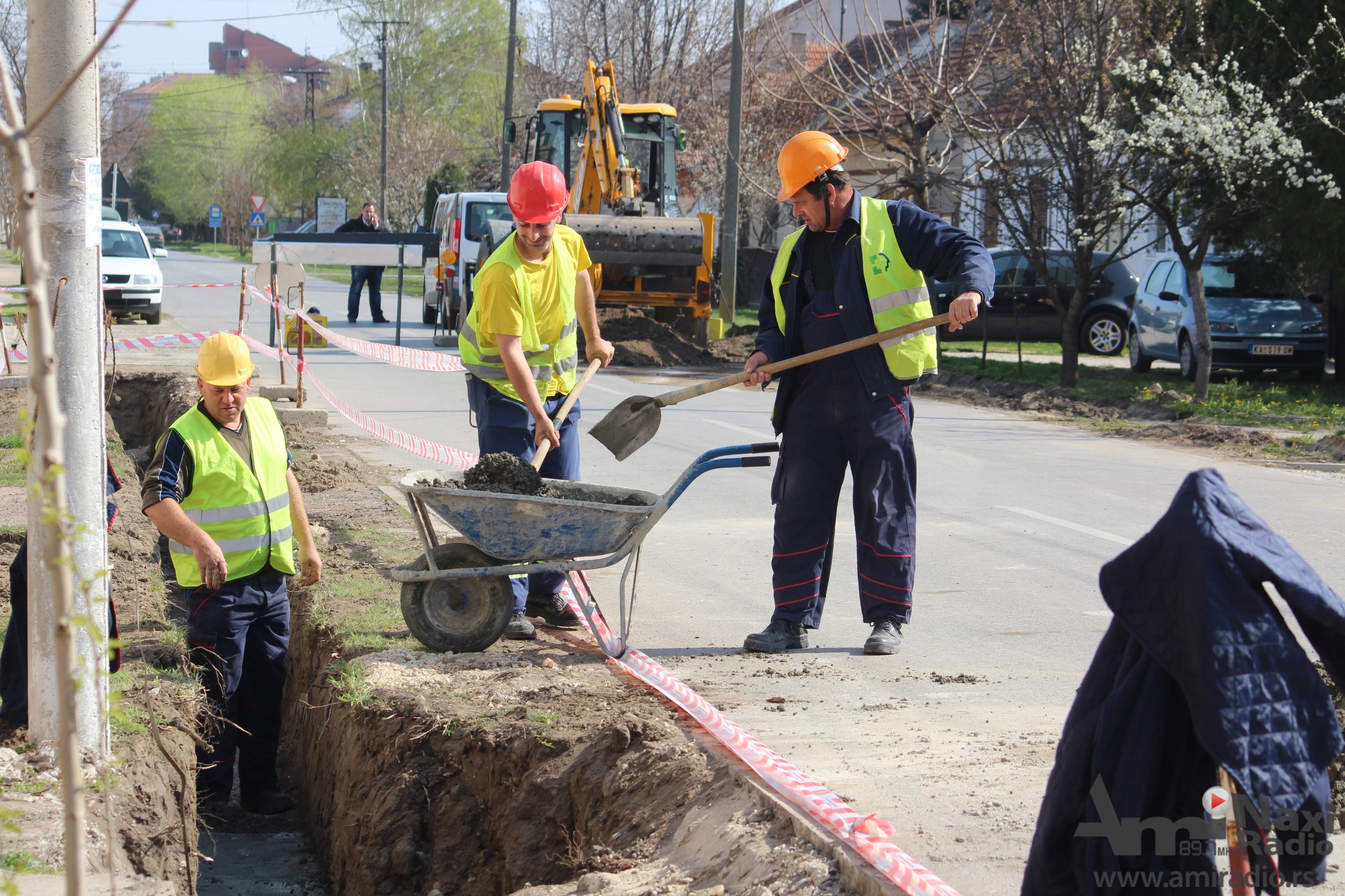 U toku radovi na kišnoj kanalizaciji u Nemanjinoj ulici