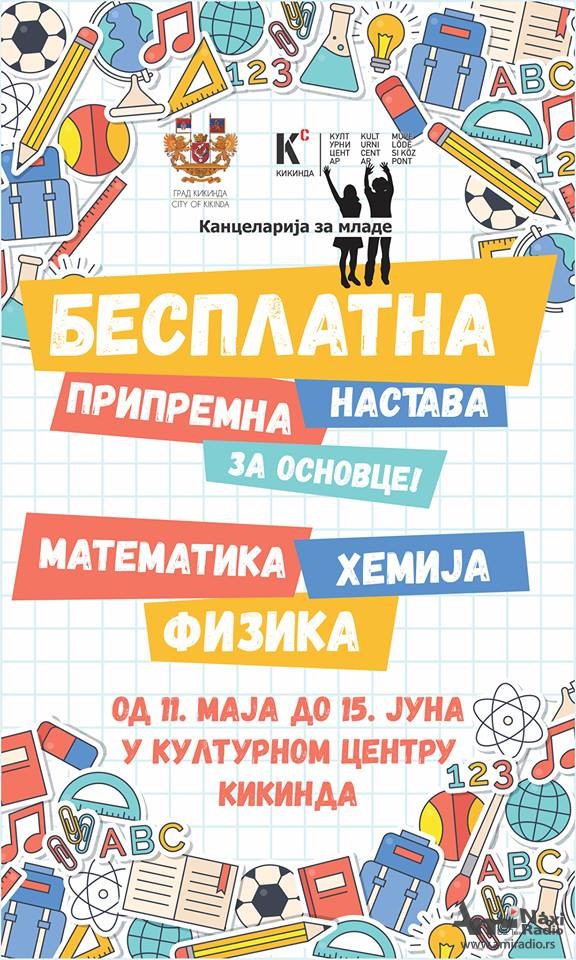 Besplatna priprema za Malu maturu u Kancelariji za mlade