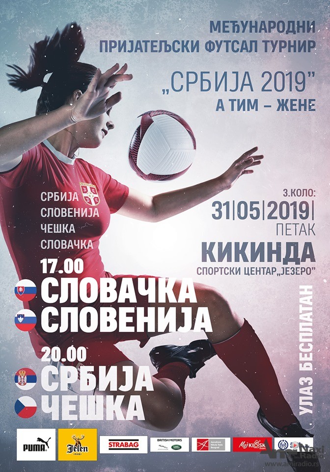 Kikinda u petak domaćin Međunarodnog futsal turnira za žene
