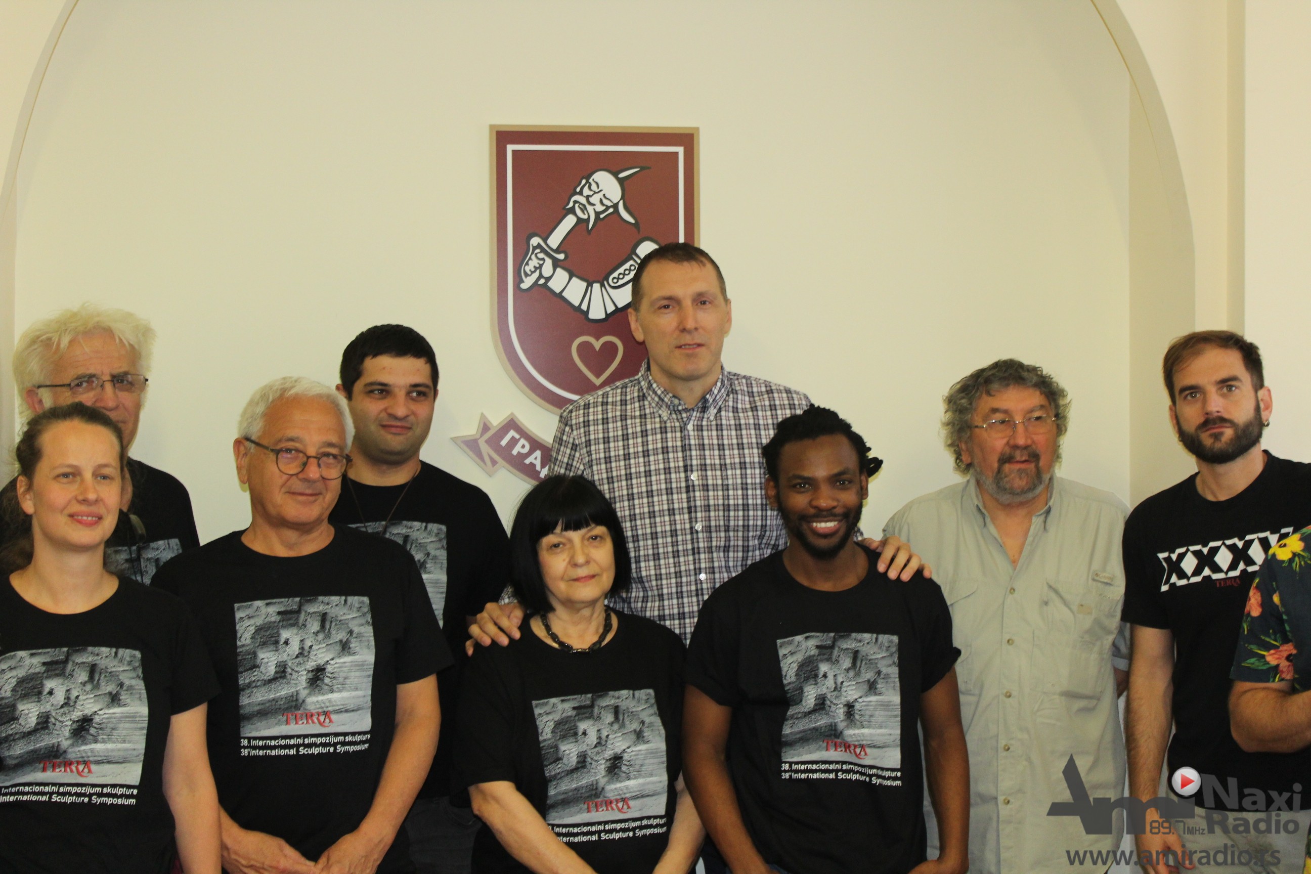 Učesnici 38. Simpozijuma „Tera“ na prijemu kod gradonačelnika