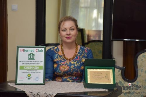 Radmila Perović dobtinica Plakete na Smotri hortikulturnih biblioteka