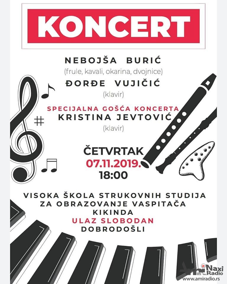 Koncert u VŠSSOV u četvrtak