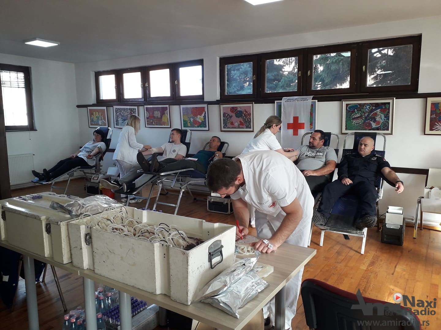 Veliki odziv sugrađana na današnjoj akciji dobrovoljnog davanja krvi