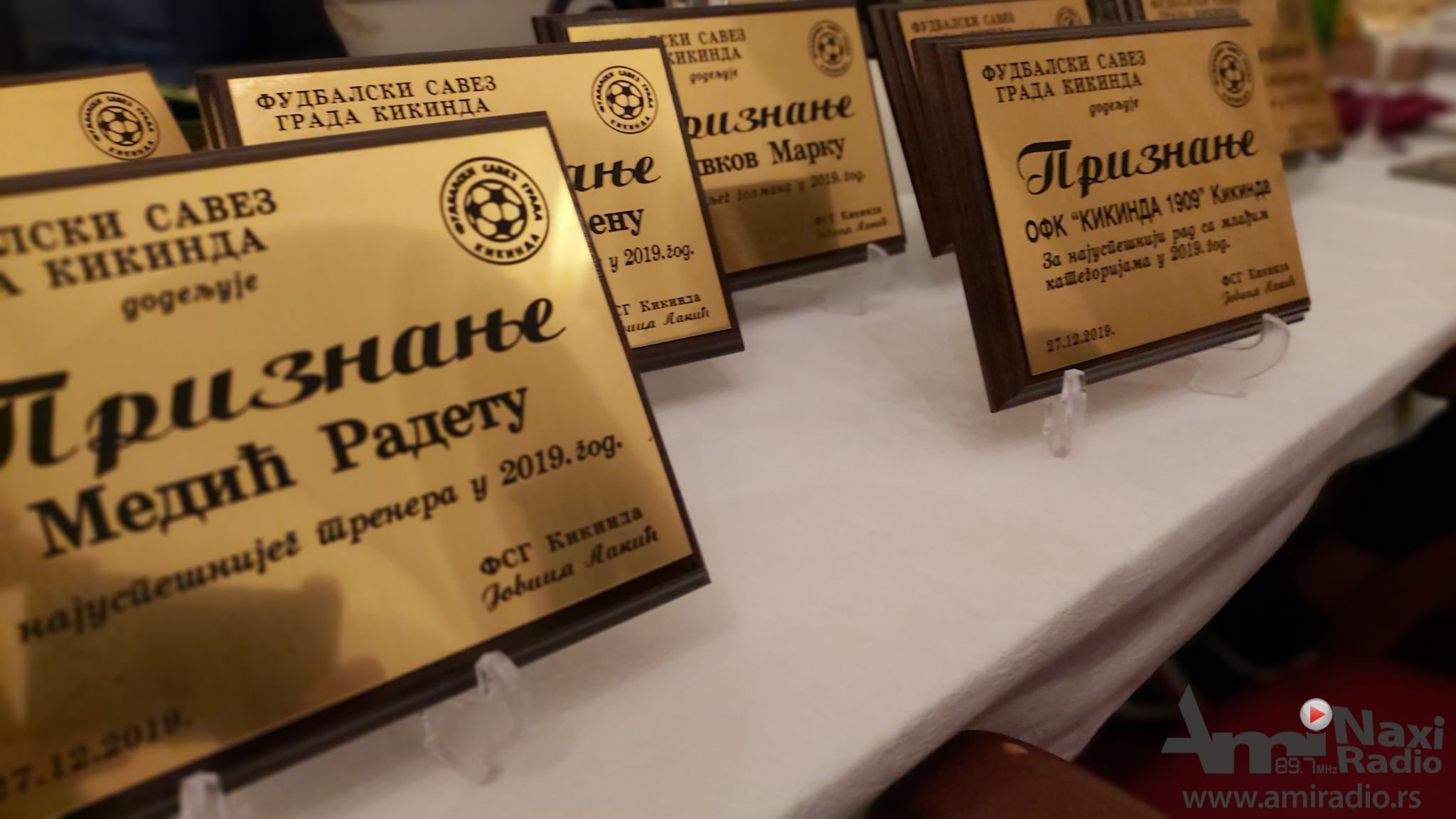 Godišnje nagrade Fudbalskog saveza Kikinde: “Sloboda“ najbolji klub u 2019. godini