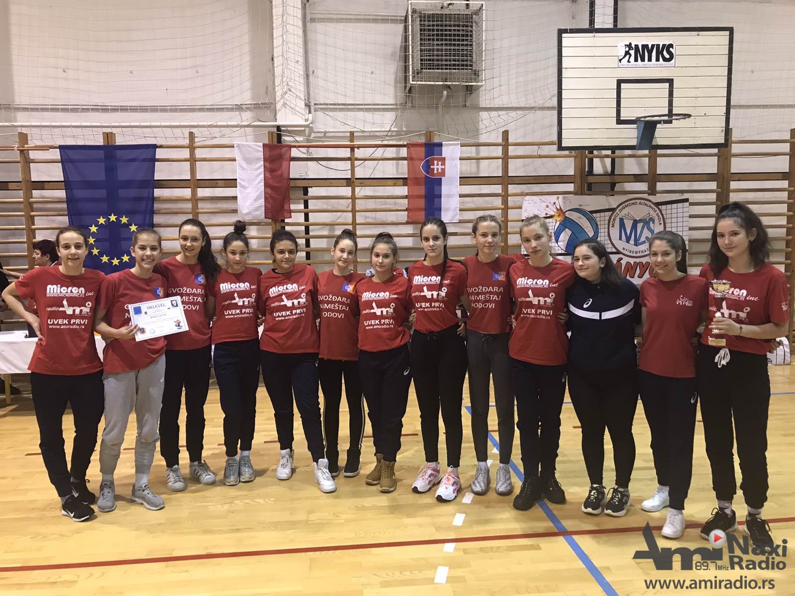 Pionirke OK „Ki-0230“ učestvovale na turniru u Mađarskoj, nagrada Neveni Vulović