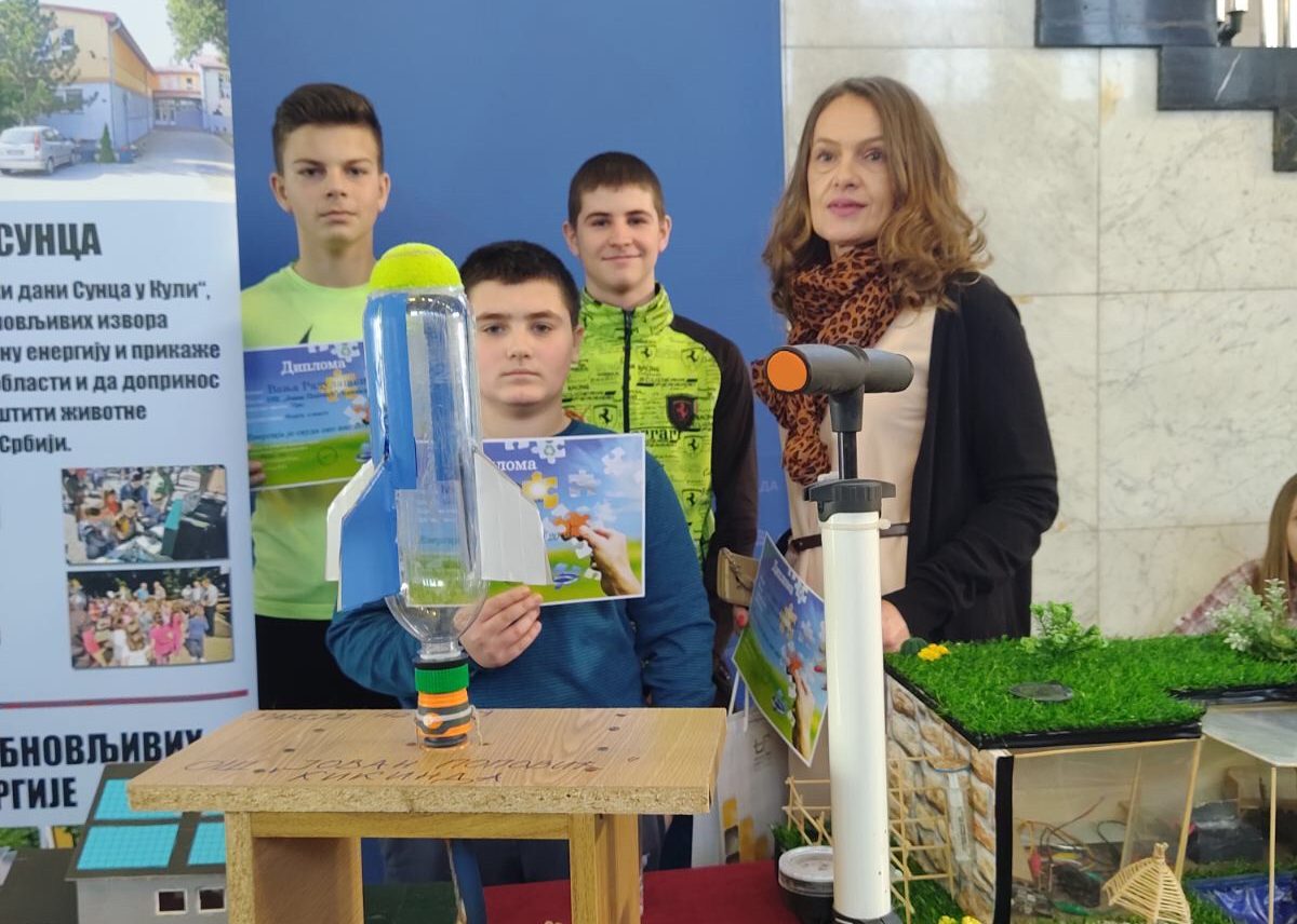 Učenici OŠ „Jovan Popović“ osvojili prvo mesto na takmičenju „Energija je svuda oko nas“