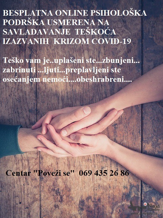 Centar „Poveži se“: Besplatna onlajn psihološka podrška