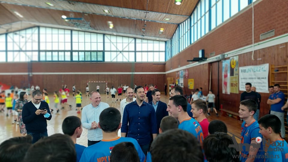 Ministar Vanja Udovičić u poseti Kikindi: “Ovo je grad koji ulaže u sport“