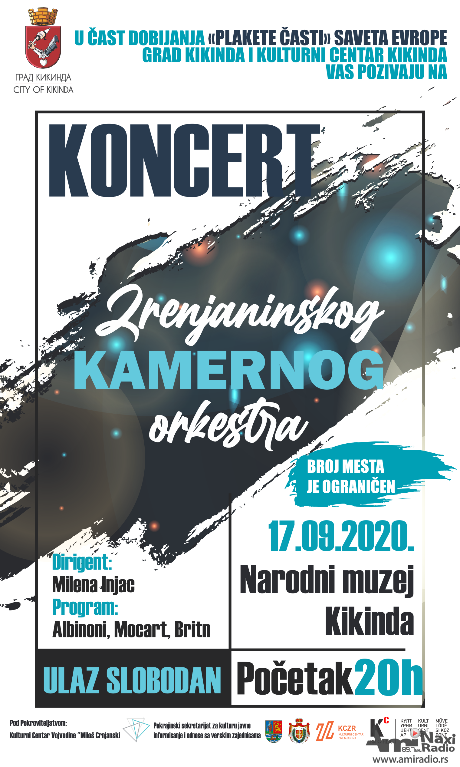 Koncert Zrenjaninskog kamernog orkestra u četvrtak u Muzeju