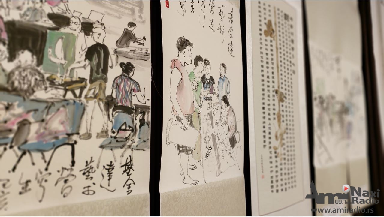 Izložba slika u Kulturnom centru Kikinda: Ulje na platnu i tuš na pirinčanom platnu