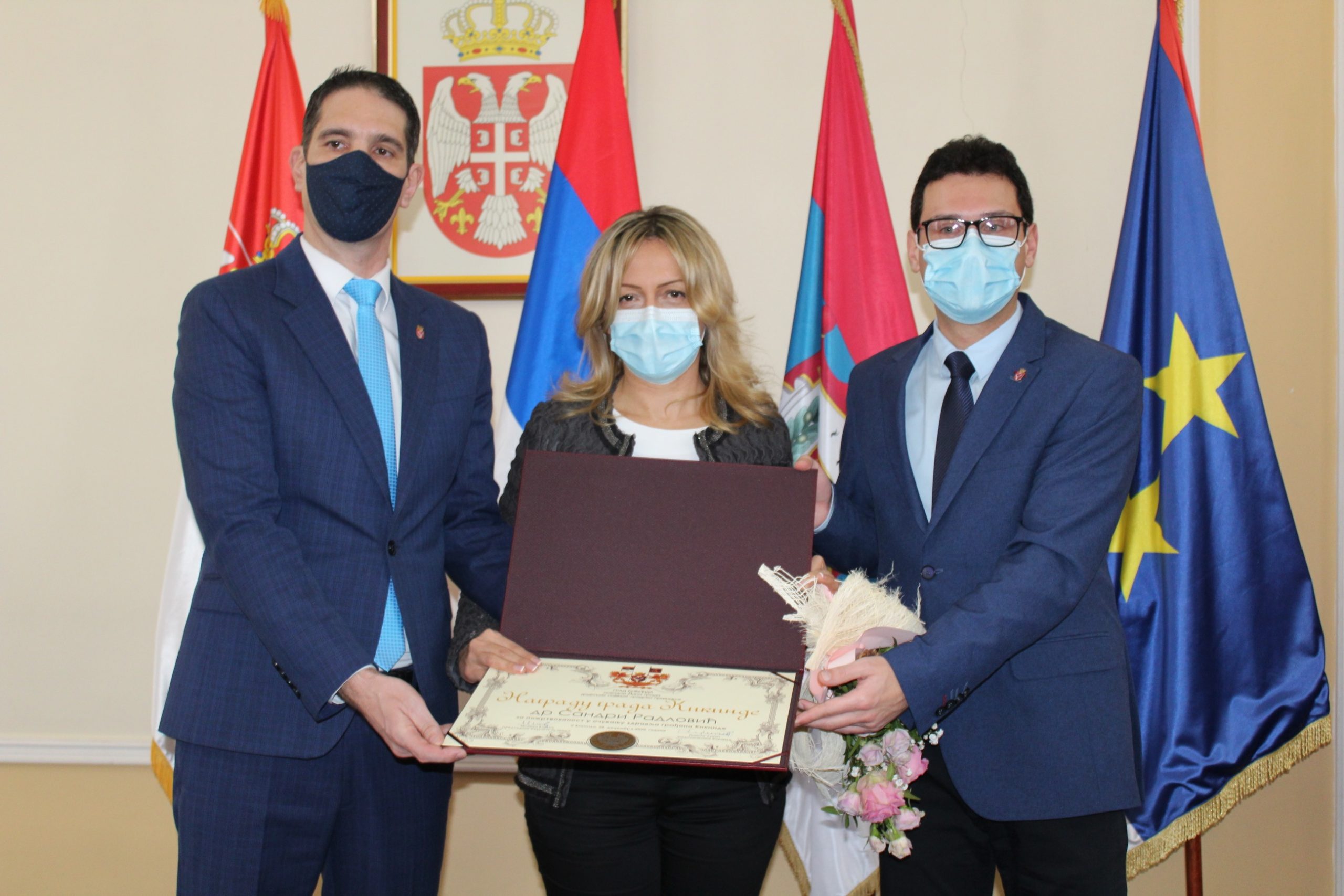 Obeležavanje Dana grada: Dr Sandri Radlović uručeno najviše gradsko prizananje