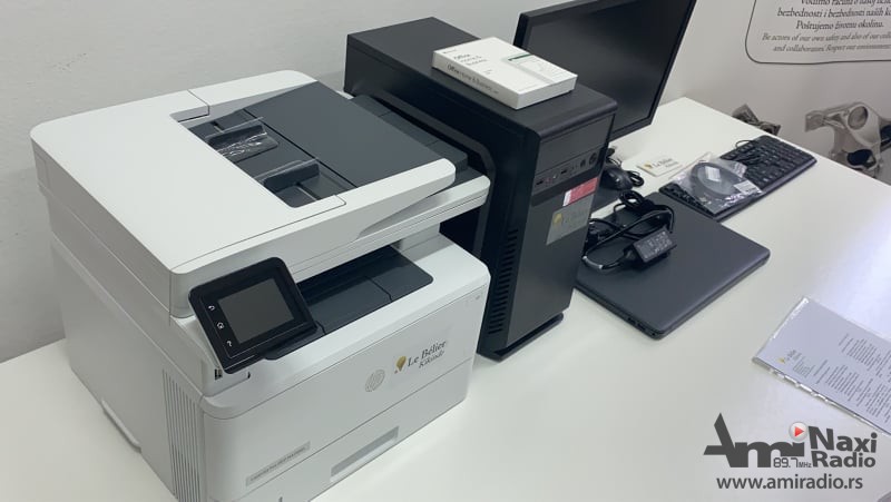 “Le Belier” donirao informatičku opremu Zavodu za javno zdravlje