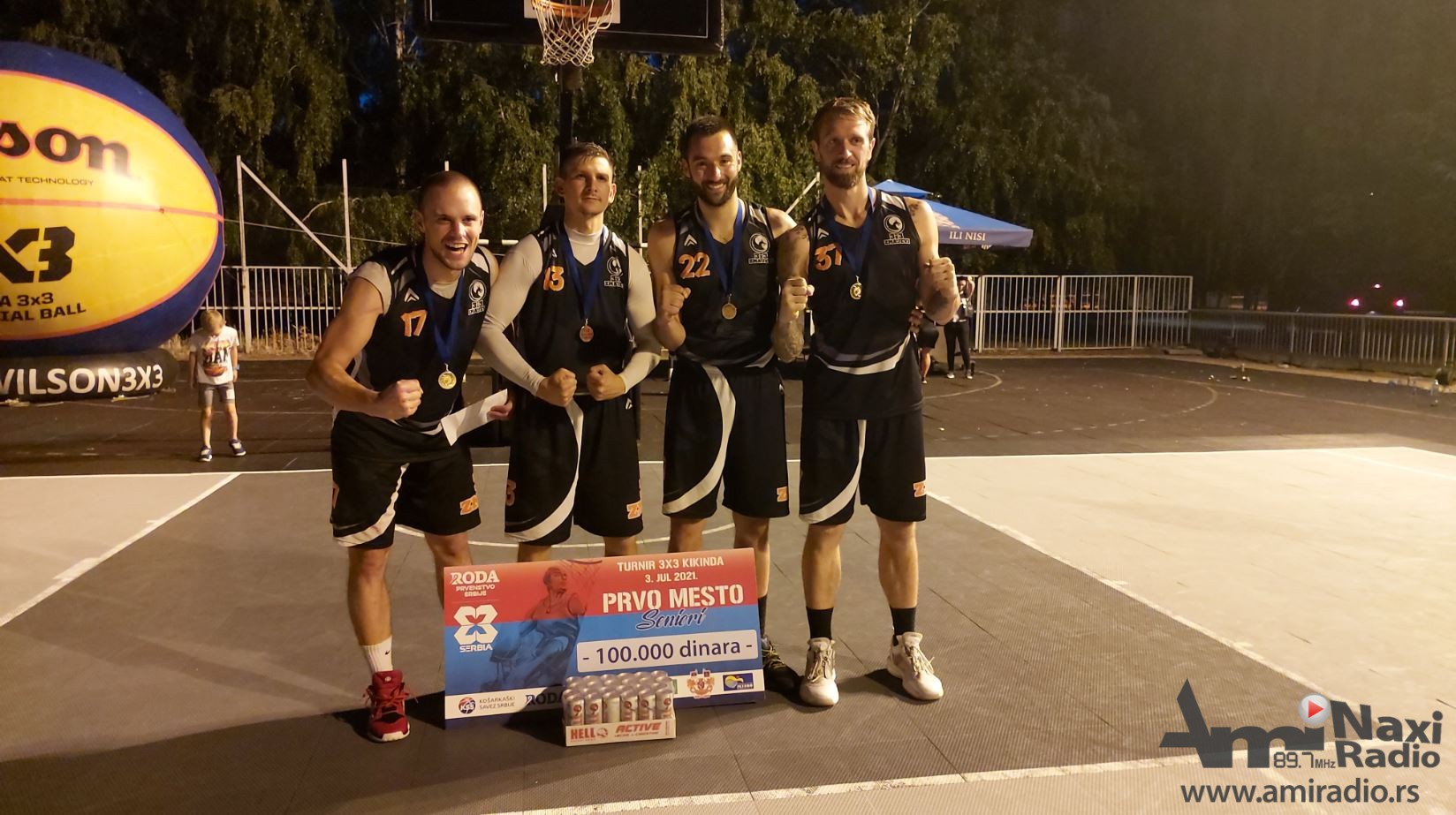 Igrao se svetski basket u Kikindi: Beogradski ”Zmajevi 3×3” osvojili ”Mamut open Kikinda”