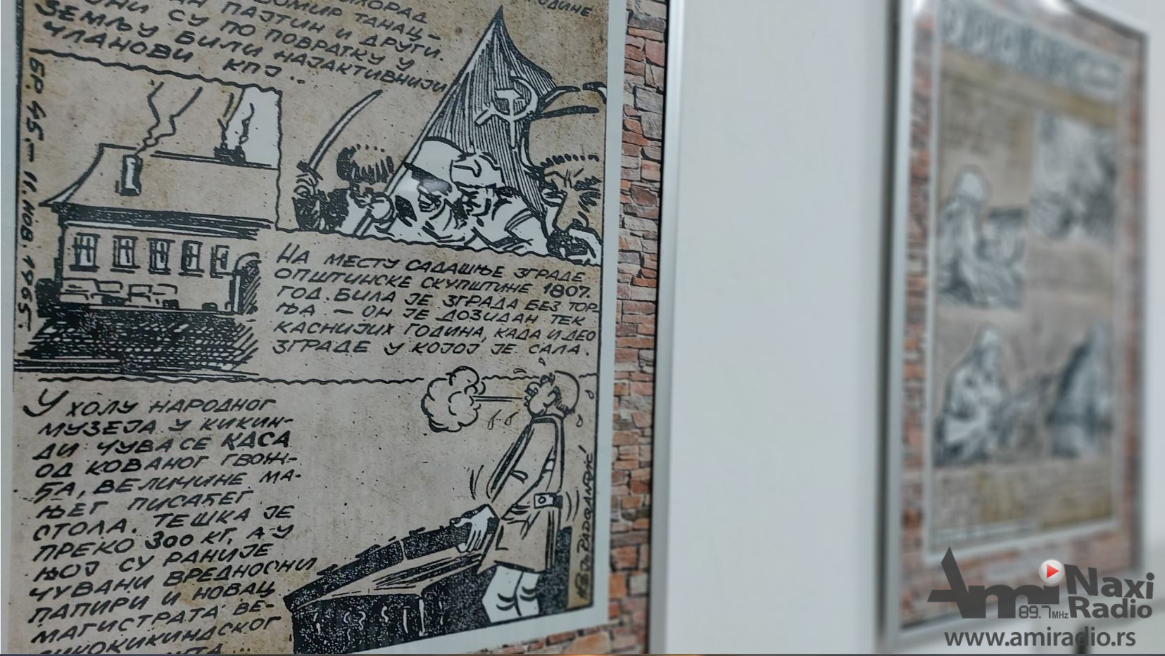 Izložba u Istorijskom arhivu ”Zrnca iz prošlosti”: Lokalna istorija kroz formu stripa