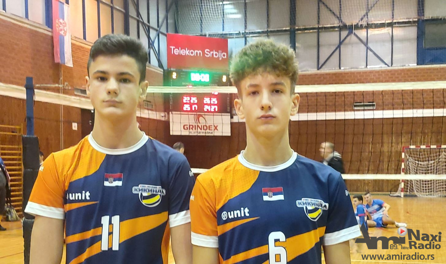 Kikindski odbojkaši Luka Zorić i Stefan Svijetlica na korak od pionirske reprezentacije Srbije