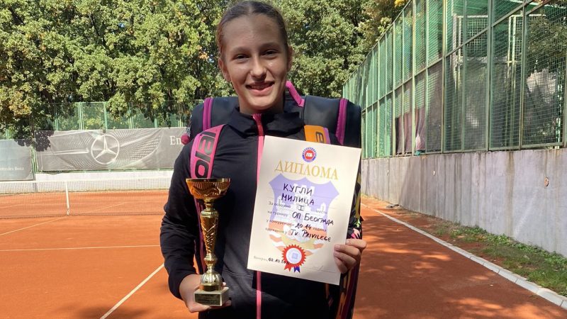 Tenis: Milica Kugli osvojila turnir „Gran-pri Srbija“