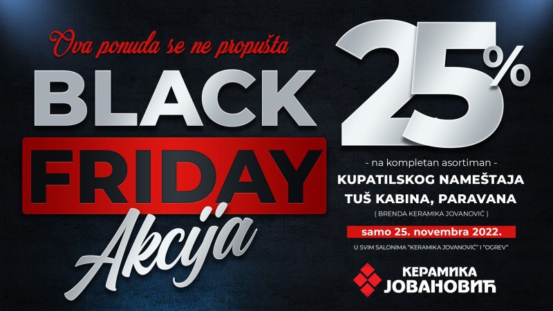 Velika akcija u petak u salonima “Keramike Jovanović”