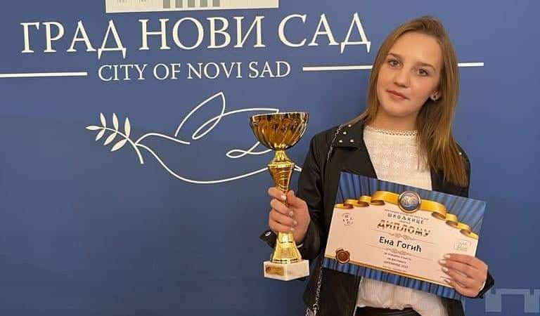Ena Gogić nastavlja da niže uspehe: Drugo mesto na festivalu “Školjkice”