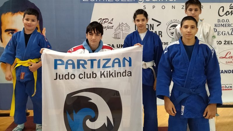 Džudisti kikindskog “Partizana” osvojili tri medalje u Istočnoj Ilidži