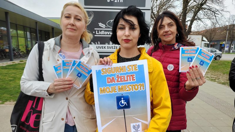 Problem parkiranja osoba sa invaliditetom: Organizovana akcija „Sigurni ste da želite moje mesto?!“