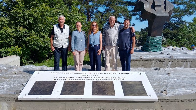 Rekonstrukcija spomen kosturnice na Mokrinskom groblju
