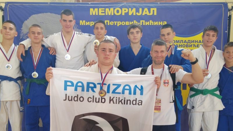 Džudisti „Partizana“ osvojili osam medalja na Međunarodnom turniru u Stepanovićevu