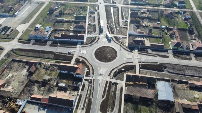 Kružni tok na ulazu u Bašaid zamenio crnu saobraćajnu tačku
