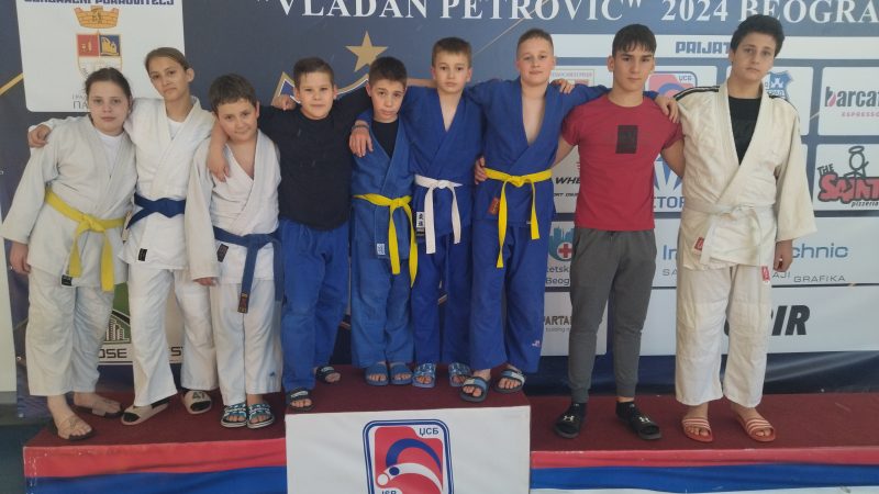 Na Međunarodnom memorijalnom turniru „Vladan Petrović“ džudisti „Partizana“ osvojili četiri medalje