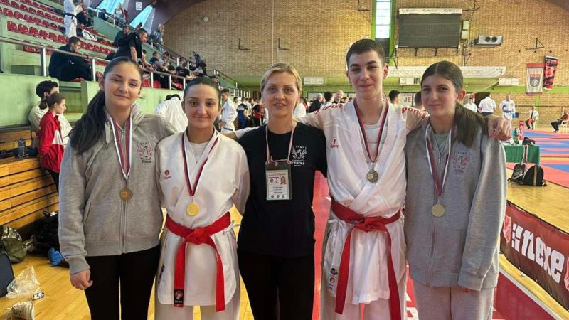 Sedam medalja za karatiste „Feniksa“ na Kupu Vojvodine