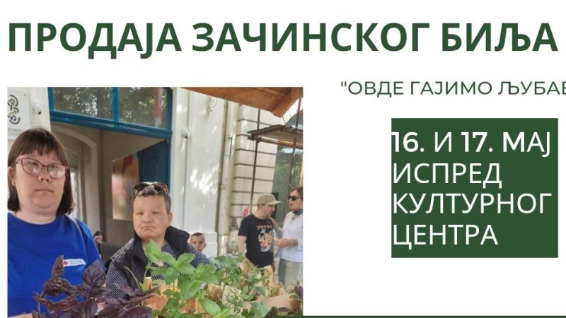 Prodaja začinskog bilja korisnika „Naše kuće“ u četvrtak i petak na Trgu