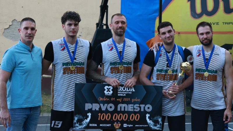 Beogradska ekipa „Slodes“ pobednik turnira u basketu 3 na 3 u Mokrinu