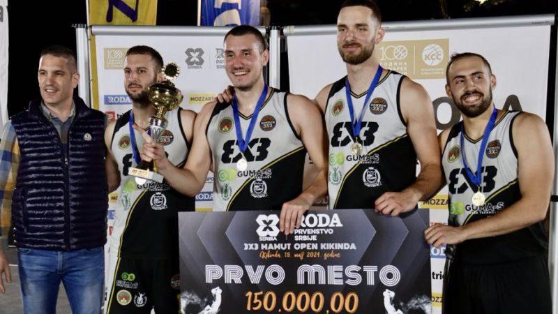 Ekipa „Džoker“ iz Sombora pobednik 4. „Mamut open“ turnira u basketu 3 na 3