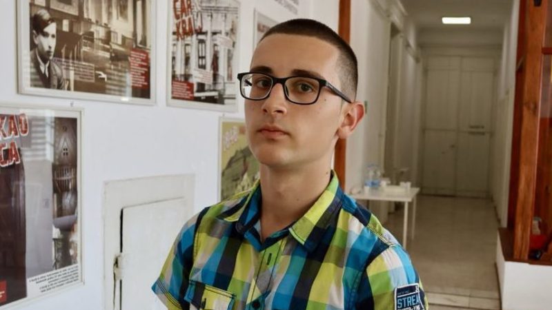 Gimnazijalac Bogdan Zavišin predstavio svoj naučno-istraživački rad o Pavlu Kenđelcu