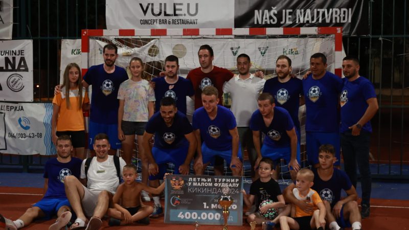 Noćni turnir u malom fudbalu počinje 4. jula: Nagradni fond 550 hiljada dinara