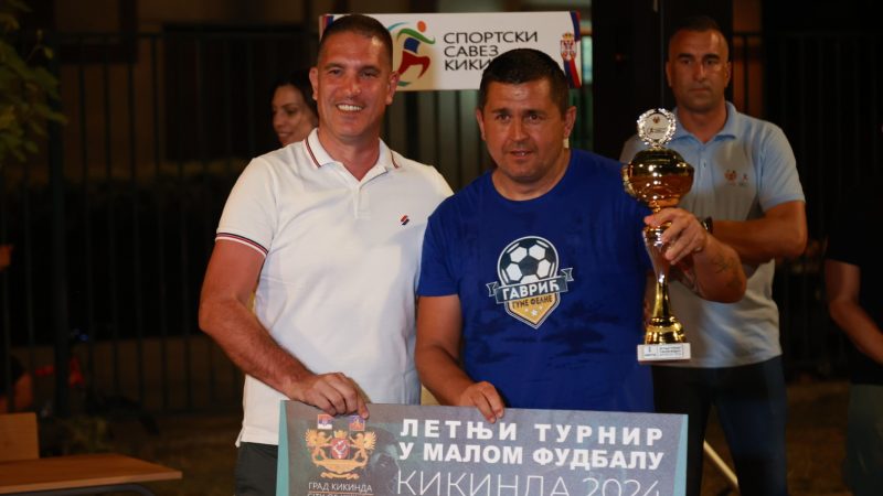 Ekipa „Gume felne Gavrić“ pobednik Noćnog turnira u malom fudbalu
