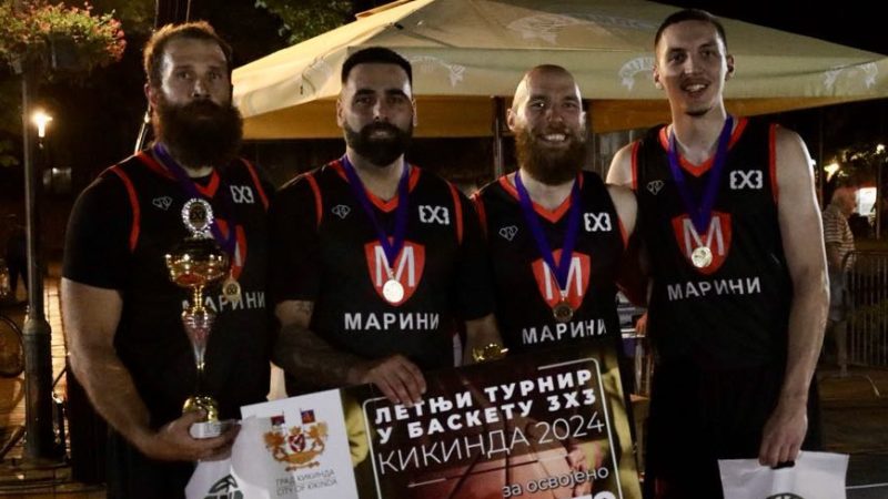 „Marini kafe“ šampion turnira u basketu 3 na 3: Pobednici osvojili 150 000 dinara
