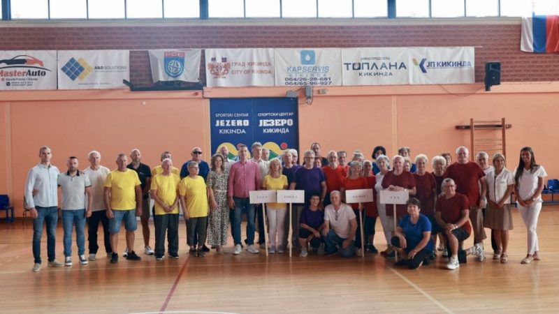 Regionalna olimpijada sporta i zdravlja okupila penzionere iz Severnobanatskog okruga