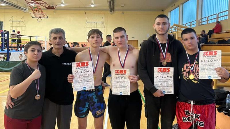 Kik-bokseri „Nove dimenzije“ osvojili 5 medalja na Prvenstvu Vojvodine